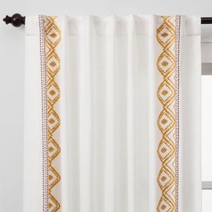 50"x63" Global Border Curtain Panel (1)